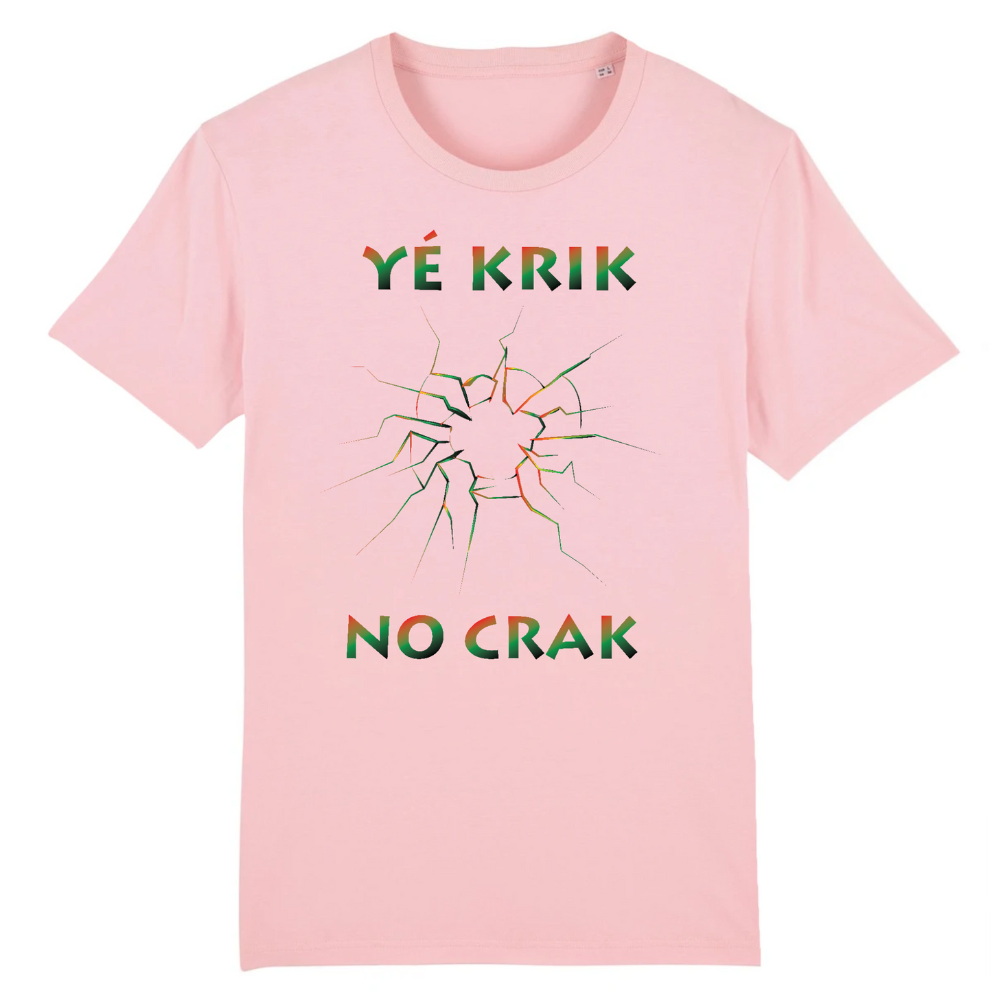 T-shirt unisexe "Yé krik" - Fos Kréyol - KEMIT'ART - Martinique - Guadeloupe - Guyane - Créole