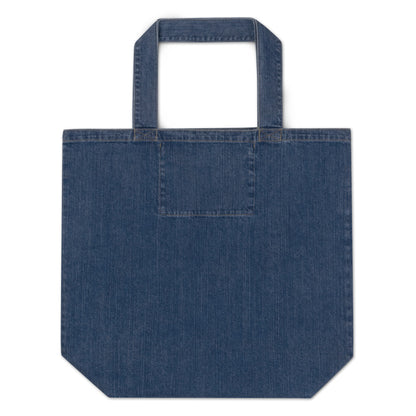 Tote bag en jean écologique "Kité yo palé"