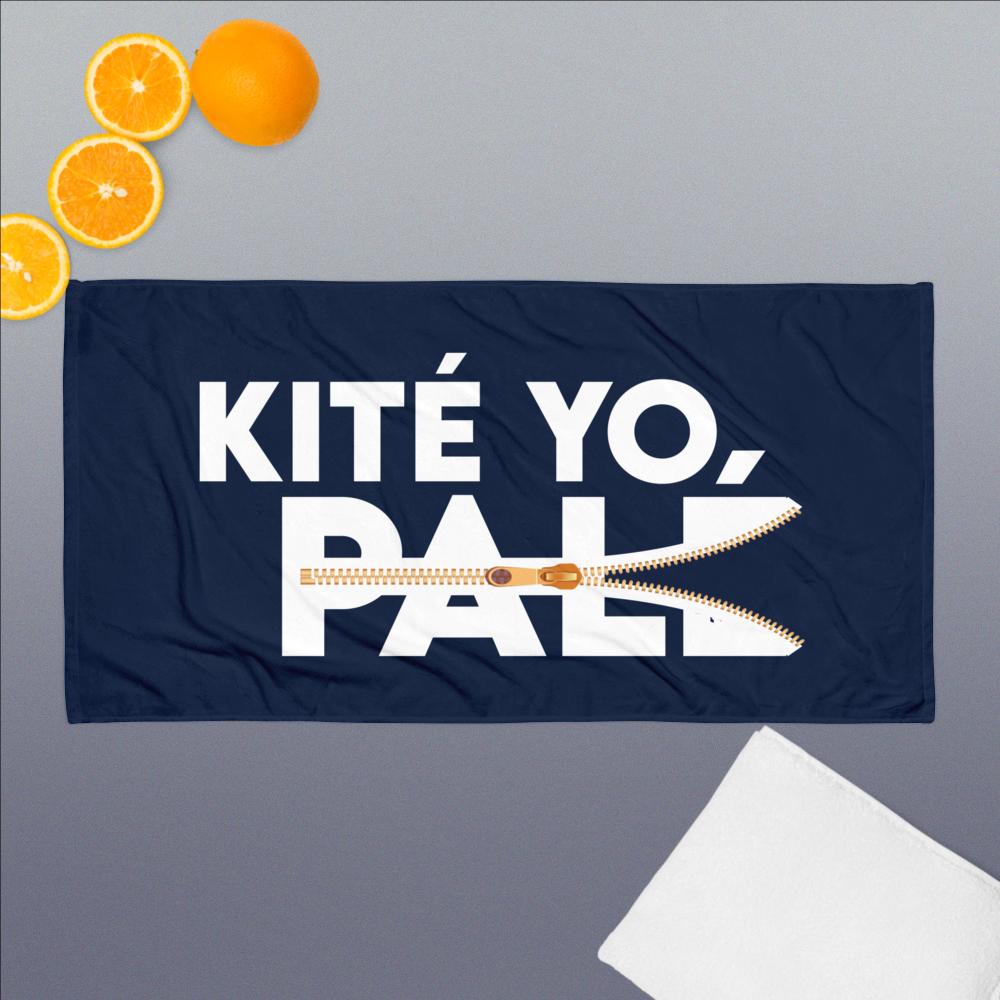 Serviette de bain "Kité yo palé" - Kofi Jicho Kopo